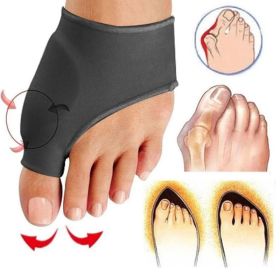 2Pcs Feet Care Big Toe Hallux Valgus Corrector Orthotics Bone Thumb Adjuster Correction Pedicure Socks Bunion Straightener