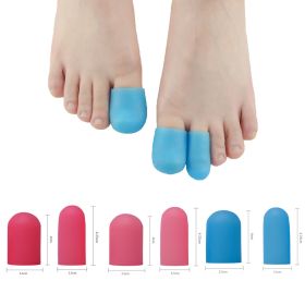 2pcs Finger Toe Protector Silicone Gel Bunion Splint Pain Relief Preventing Blisters Corns Nail Tools Toe Separators Foo